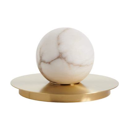 Mini Alabaster Moon Table Lamp