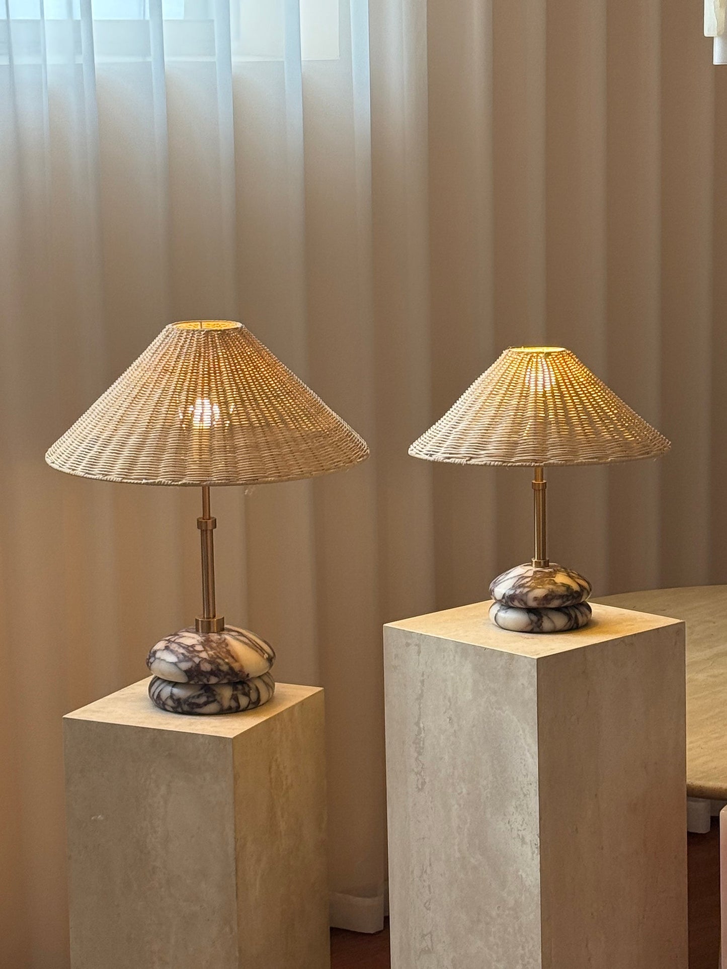 Elmwick Marble Table Lamp