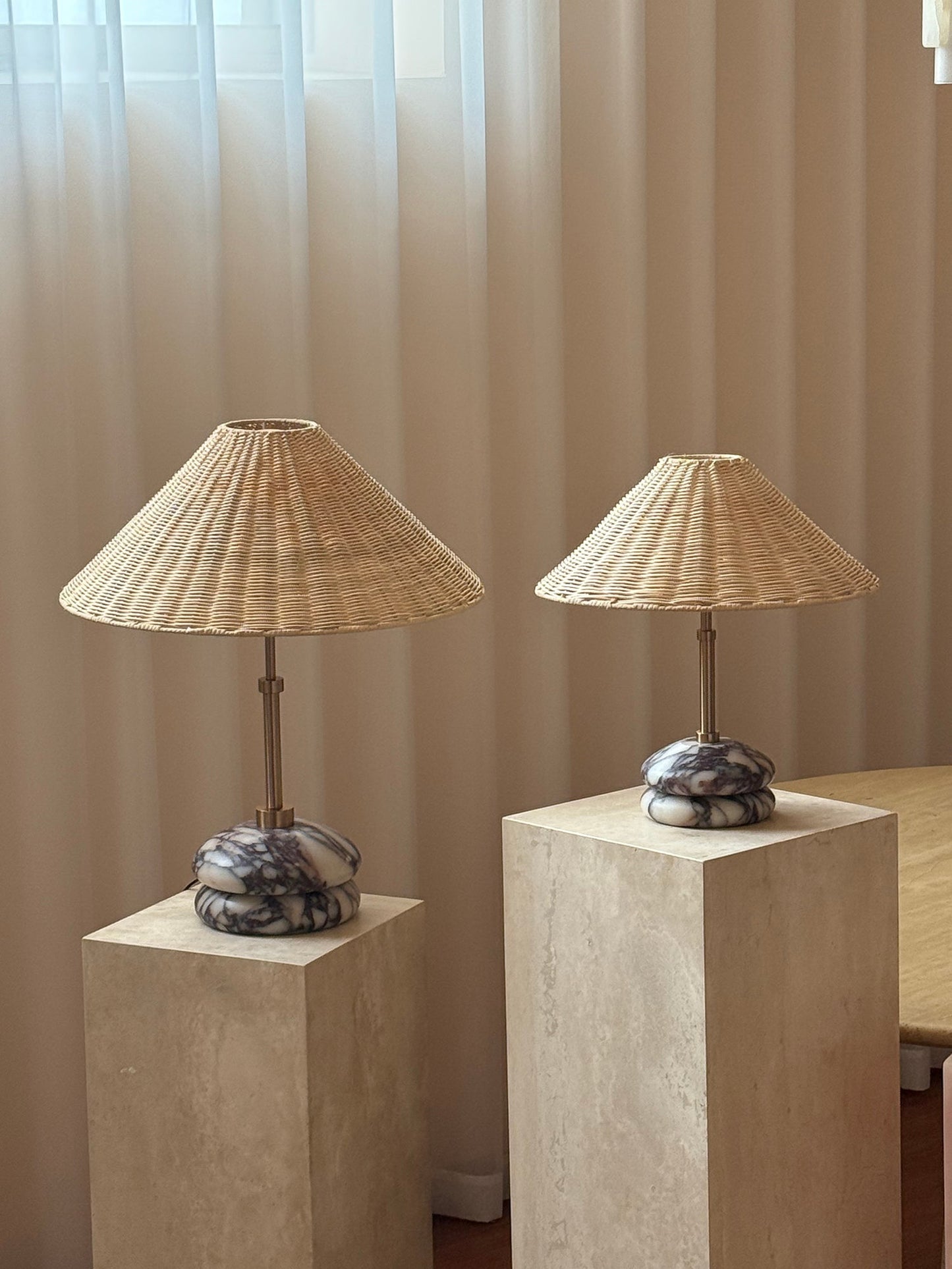 Elmwick Marble Table Lamp