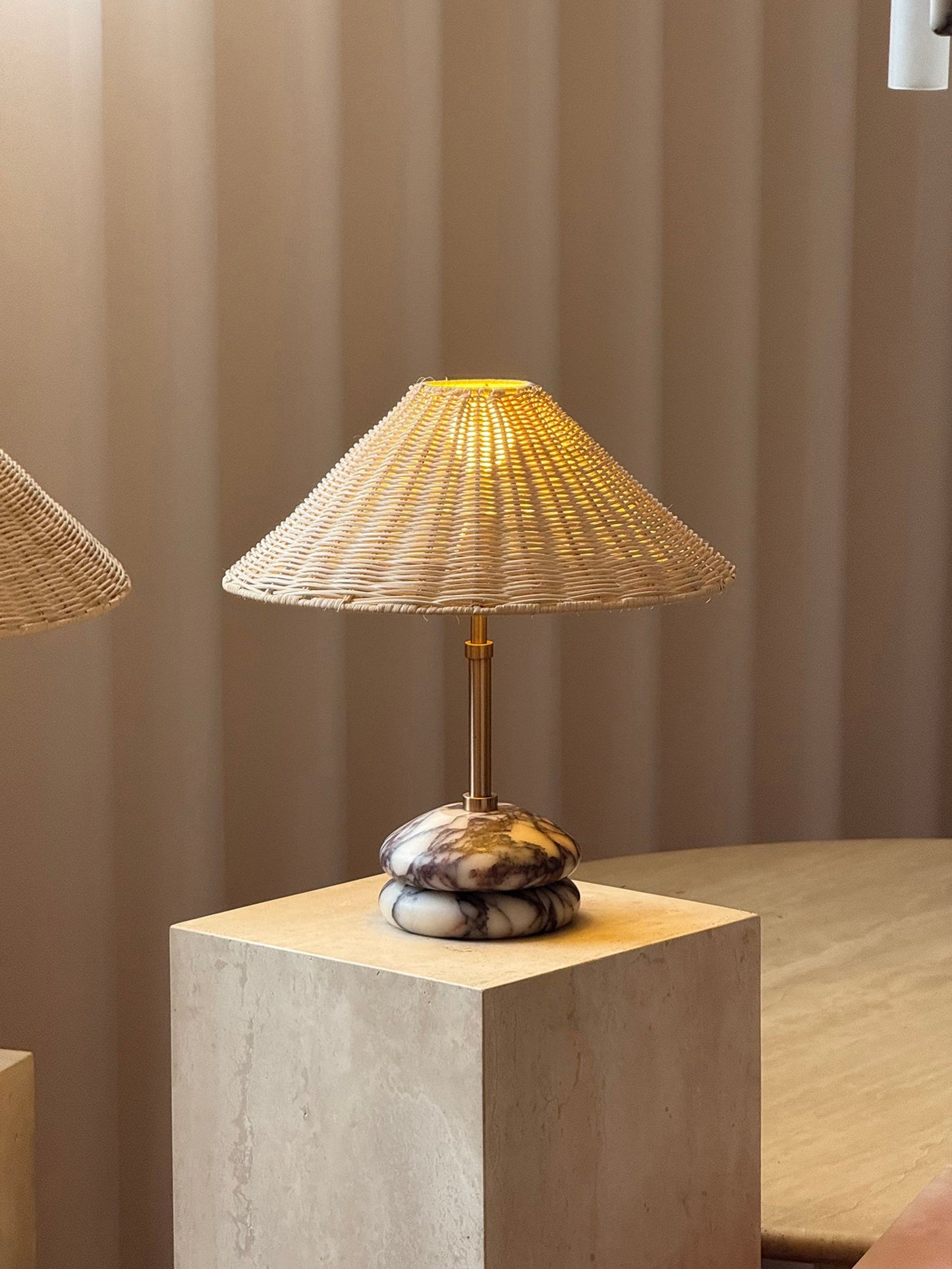 Elmwick Marble Table Lamp