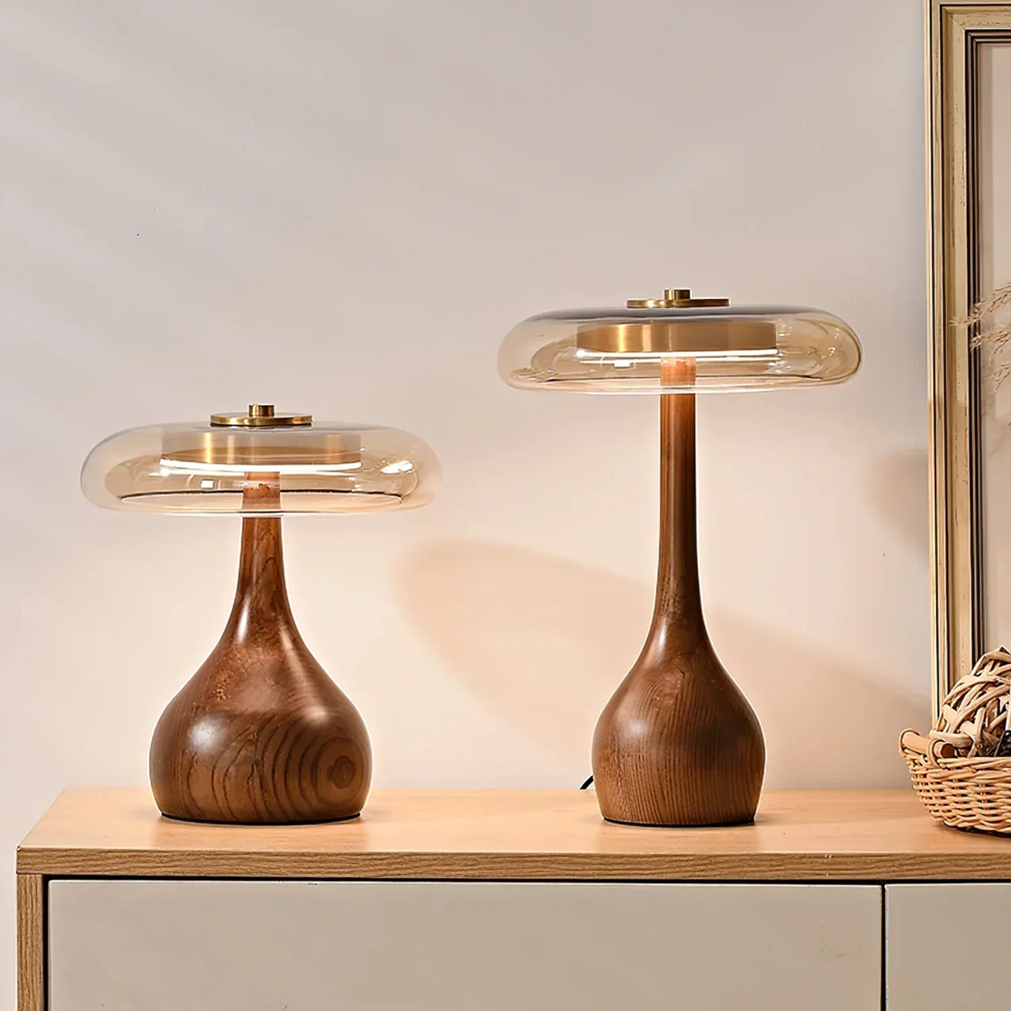 Modern Glass Dome Table Lamp Design | Novari