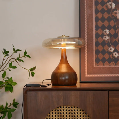 Modern Glass Dome Table Lamp Design | Novari
