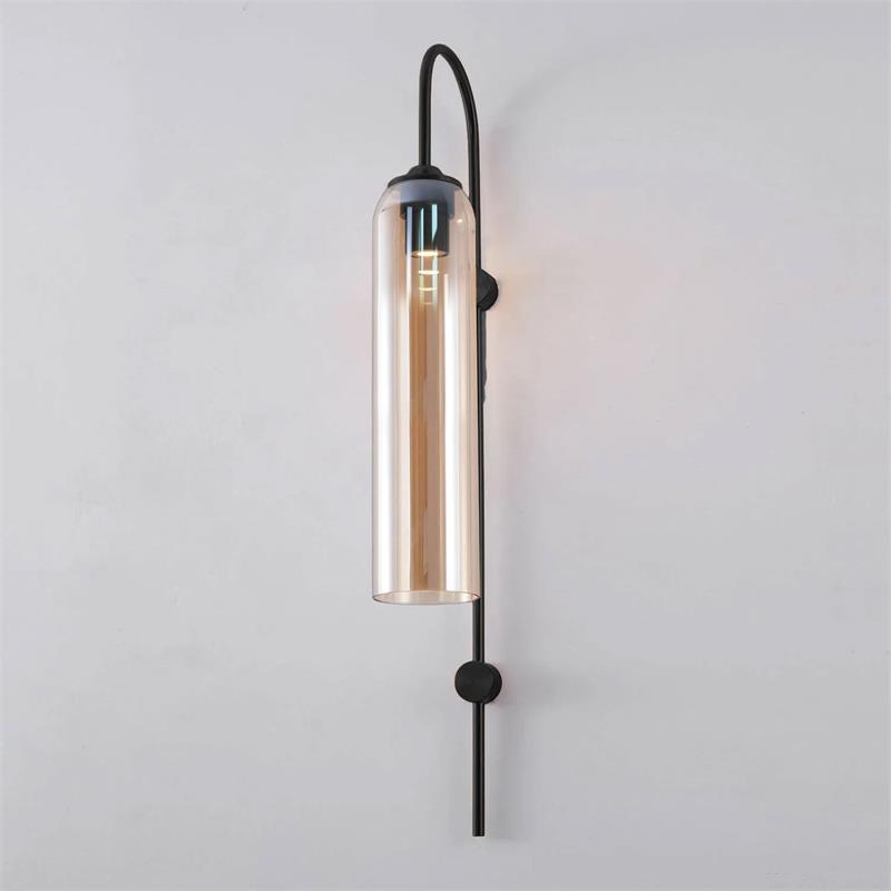Modern Glass Vertical Wall Lamp