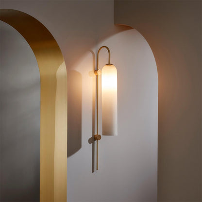 Modern Glass Vertical Wall Lamp