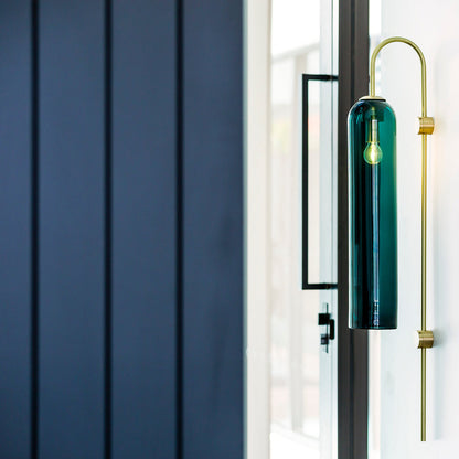 Modern Glass Vertical Wall Lamp