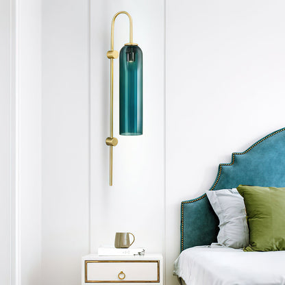 Modern Glass Vertical Wall Lamp
