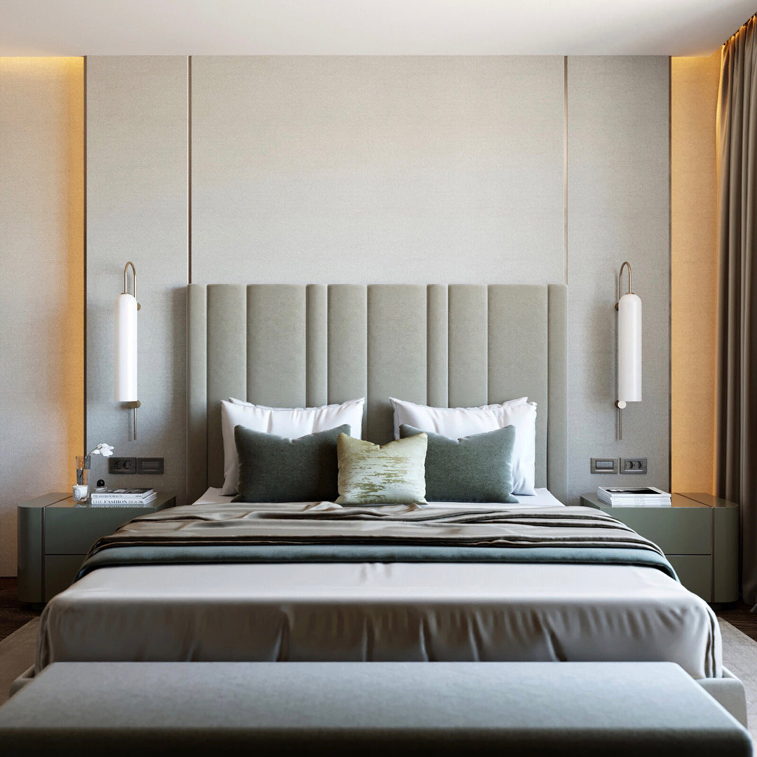 Modern Glass Vertical Wall Lamp