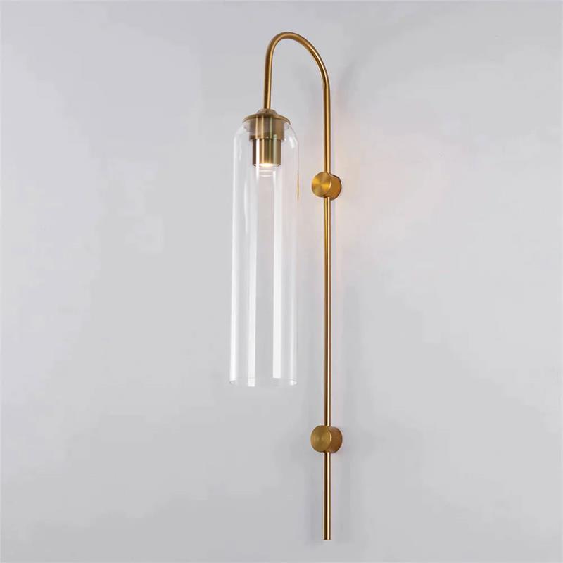 Modern Glass Vertical Wall Lamp