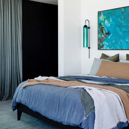 Modern Glass Vertical Wall Lamp