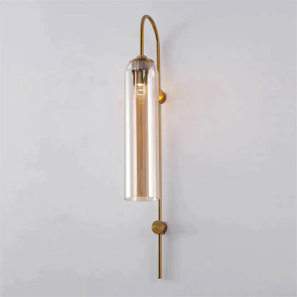 Modern Glass Vertical Wall Lamp
