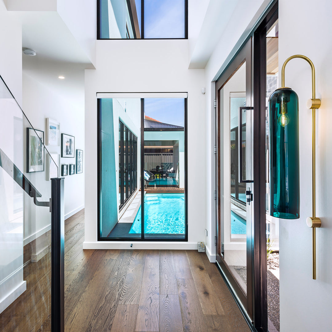 Modern Glass Vertical Wall Lamp