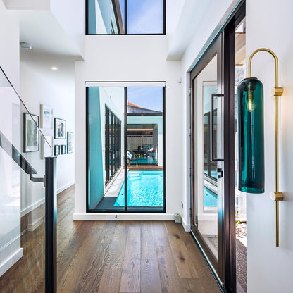 Modern Glass Vertical Wall Lamp