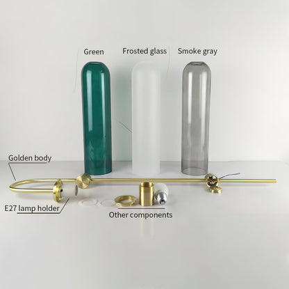 Modern Glass Vertical Wall Lamp