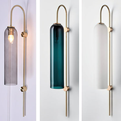 Modern Glass Vertical Wall Lamp