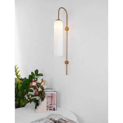 Modern Glass Vertical Wall Lamp