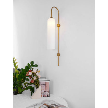 Modern Glass Vertical Wall Lamp