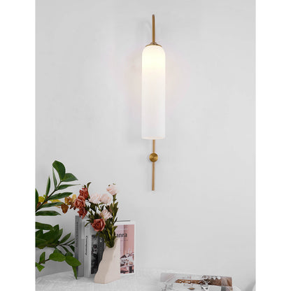 Modern Glass Vertical Wall Lamp