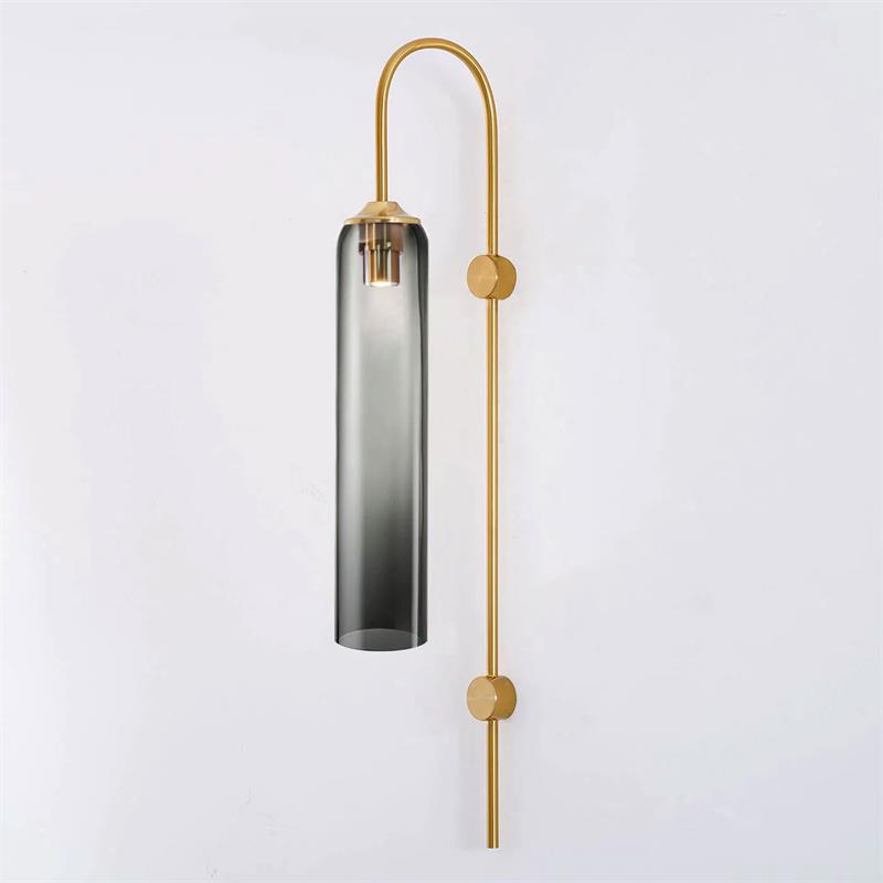 Modern Glass Vertical Wall Lamp
