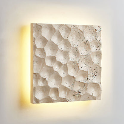 Sabika Panel Travertine Sconce