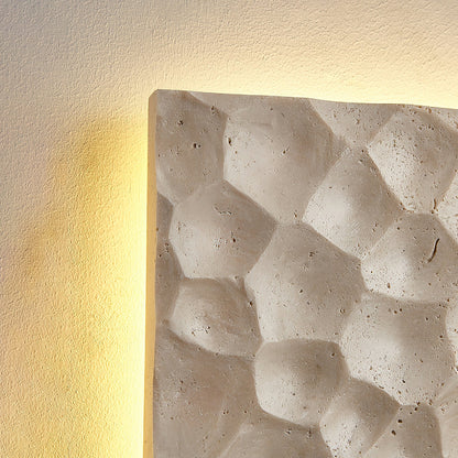 Sabika Panel Travertine Sconce