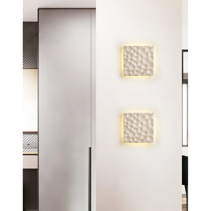 Sabika Panel Travertine Sconce
