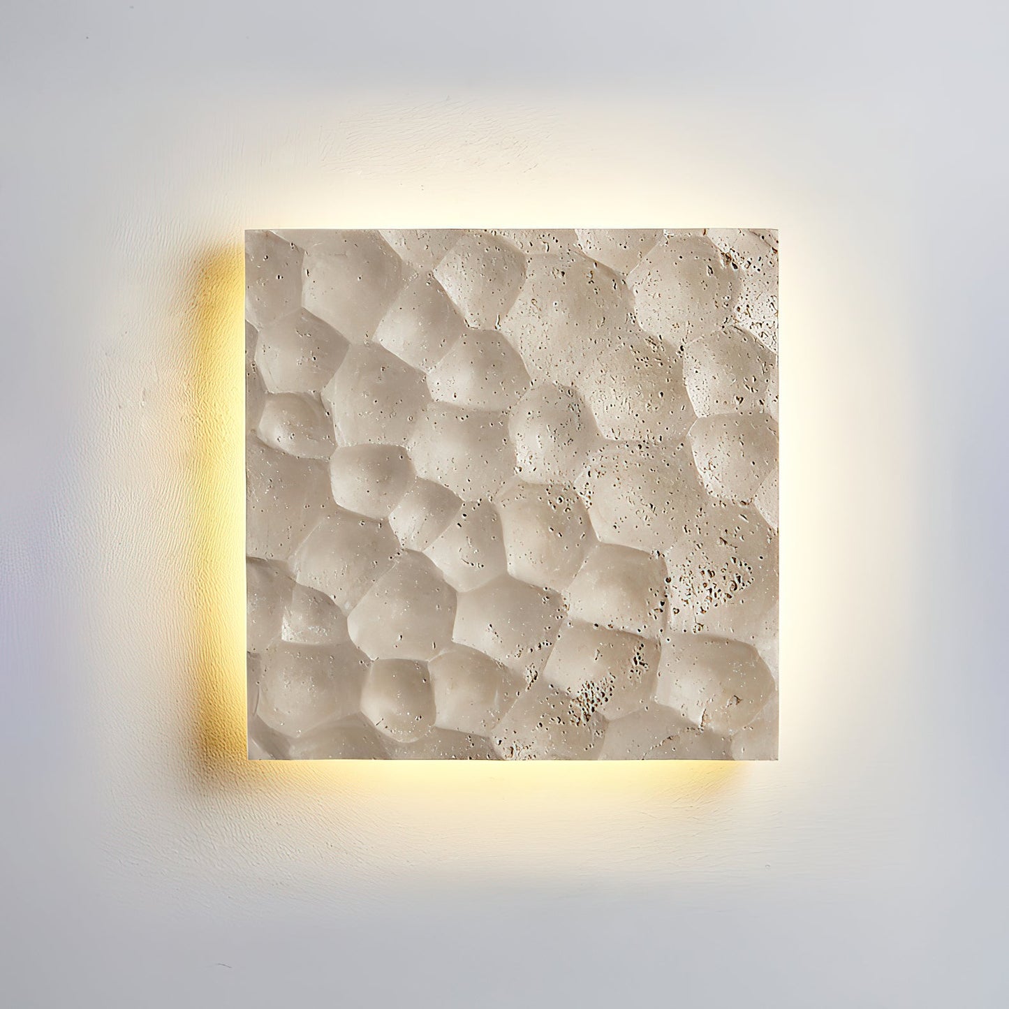 Sabika Panel Travertine Sconce