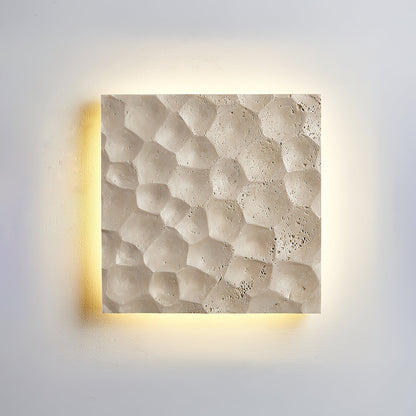 Sabika Panel Travertine Sconce