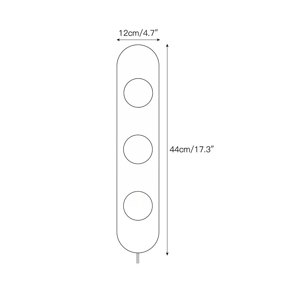 Bela Marble Plug-in Wall Sconce