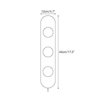 Bela Marble Plug-in Wall Sconce