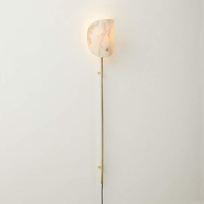Jadeite Onyx Plug-In Sconce