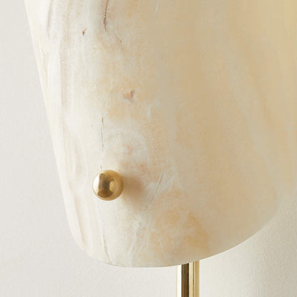 Jadeite Onyx Plug-In Sconce