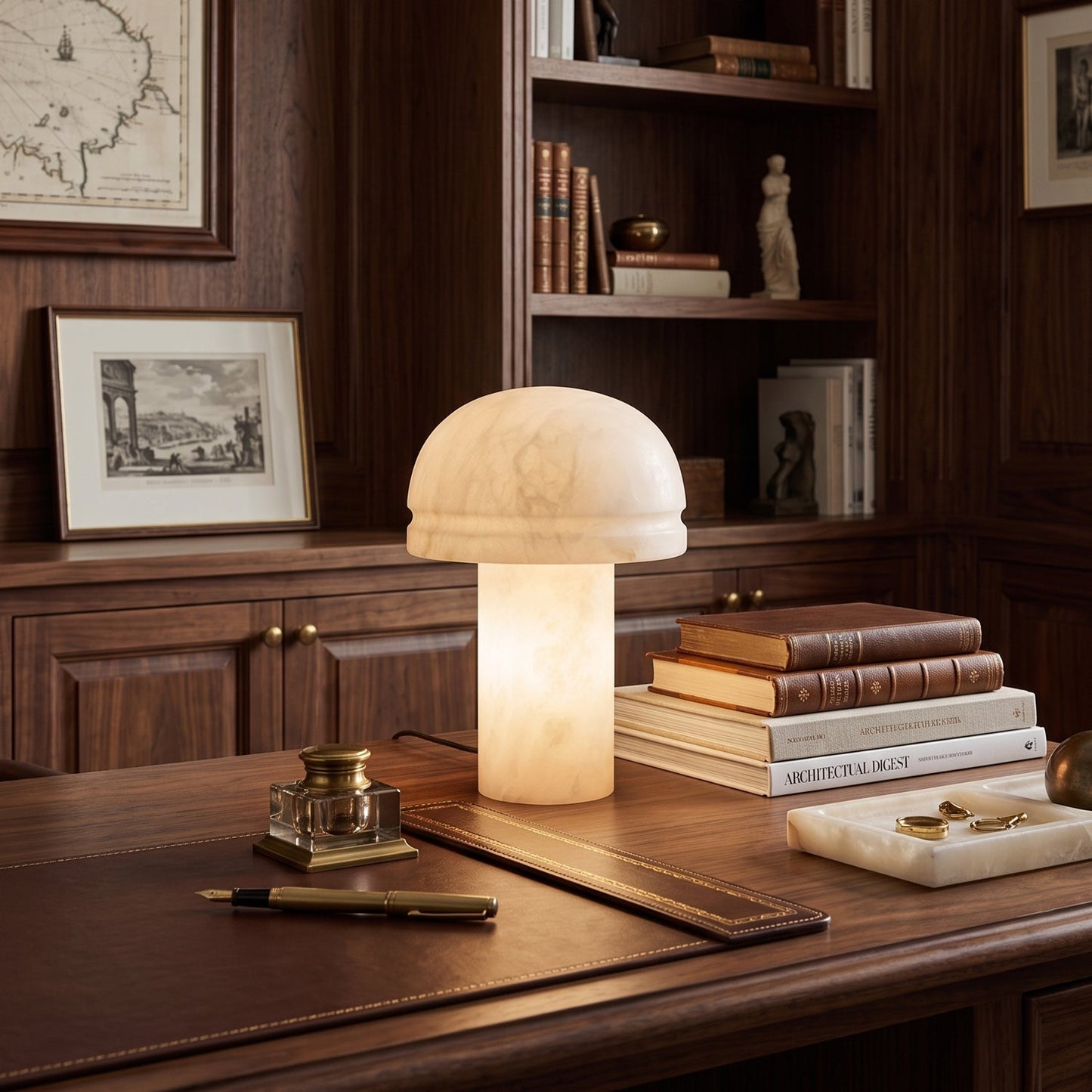 Talen Alabaster Table Lamp