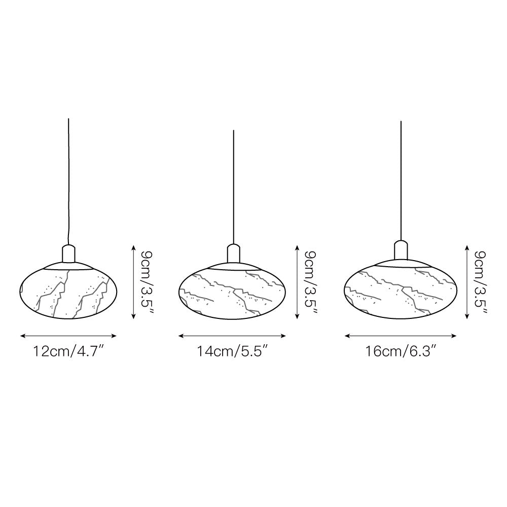 Esmique Alabaster Pendant Lamp