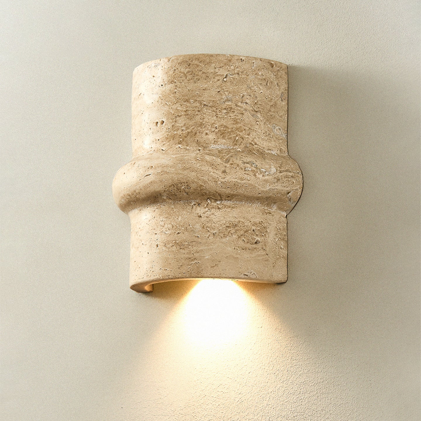 Kirai Travertine Wall Lamp