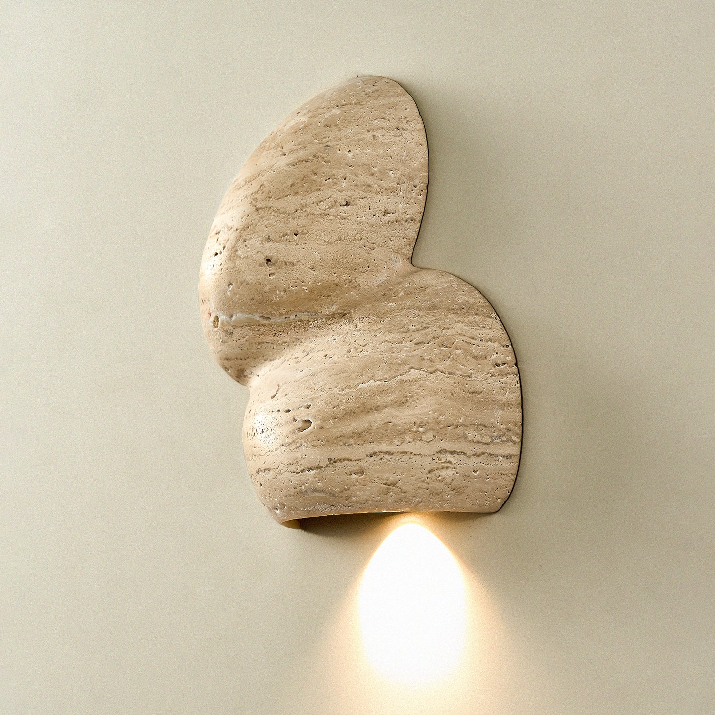 Kirai Travertine Wall Lamp