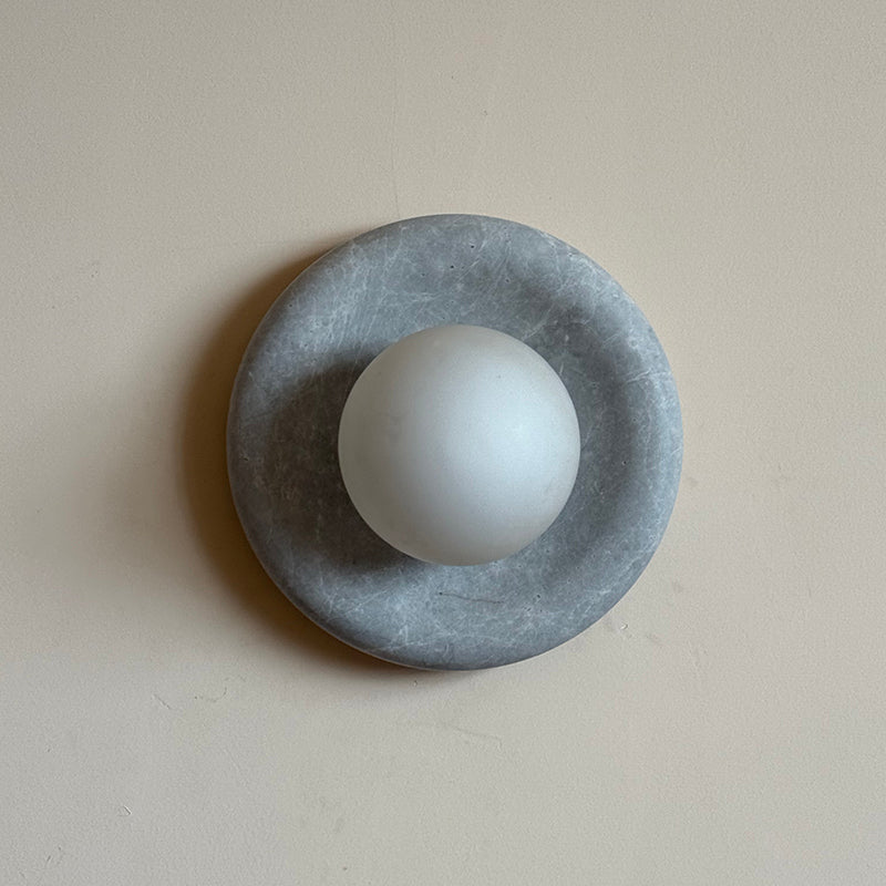 Solene Grey Marble Wall Sconce
