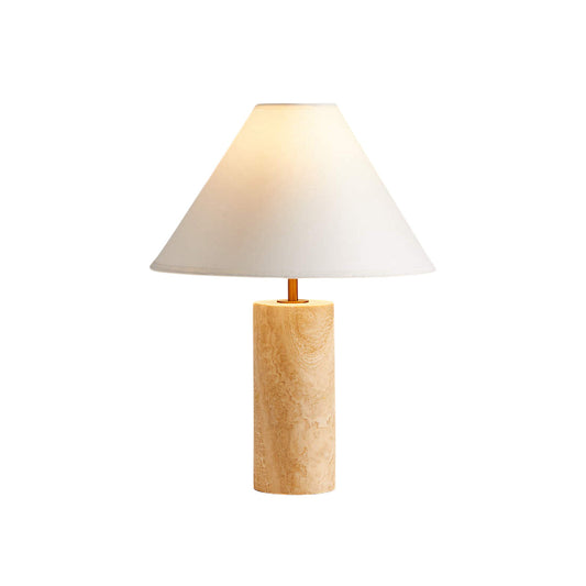 Wynai Travertine Table Lamp