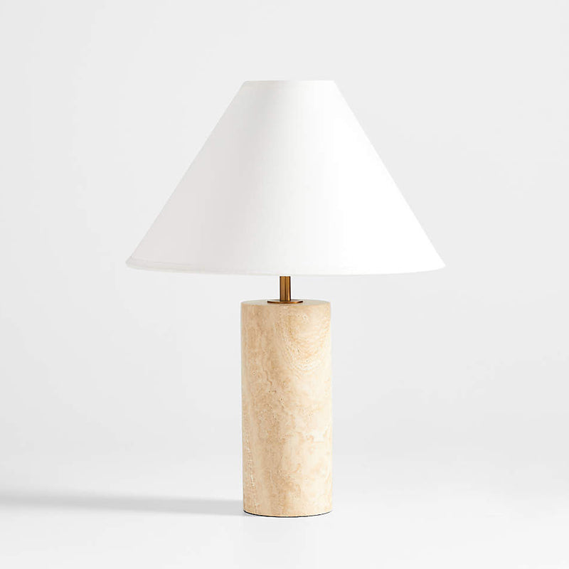 Wynai Travertine Table Lamp