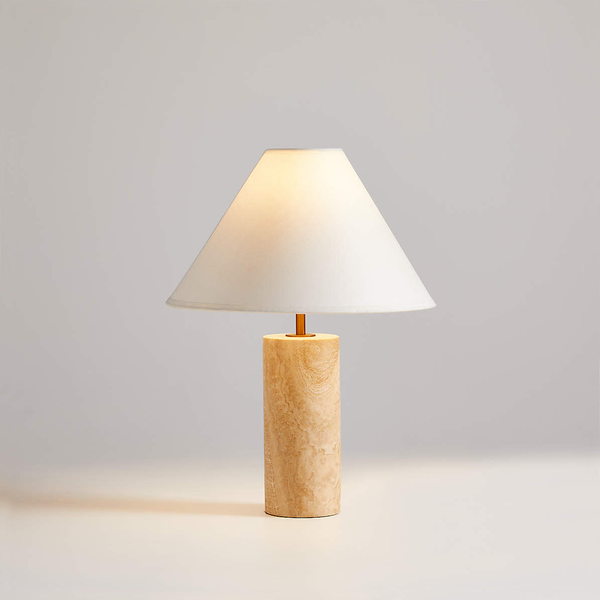 Wynai Travertine Table Lamp