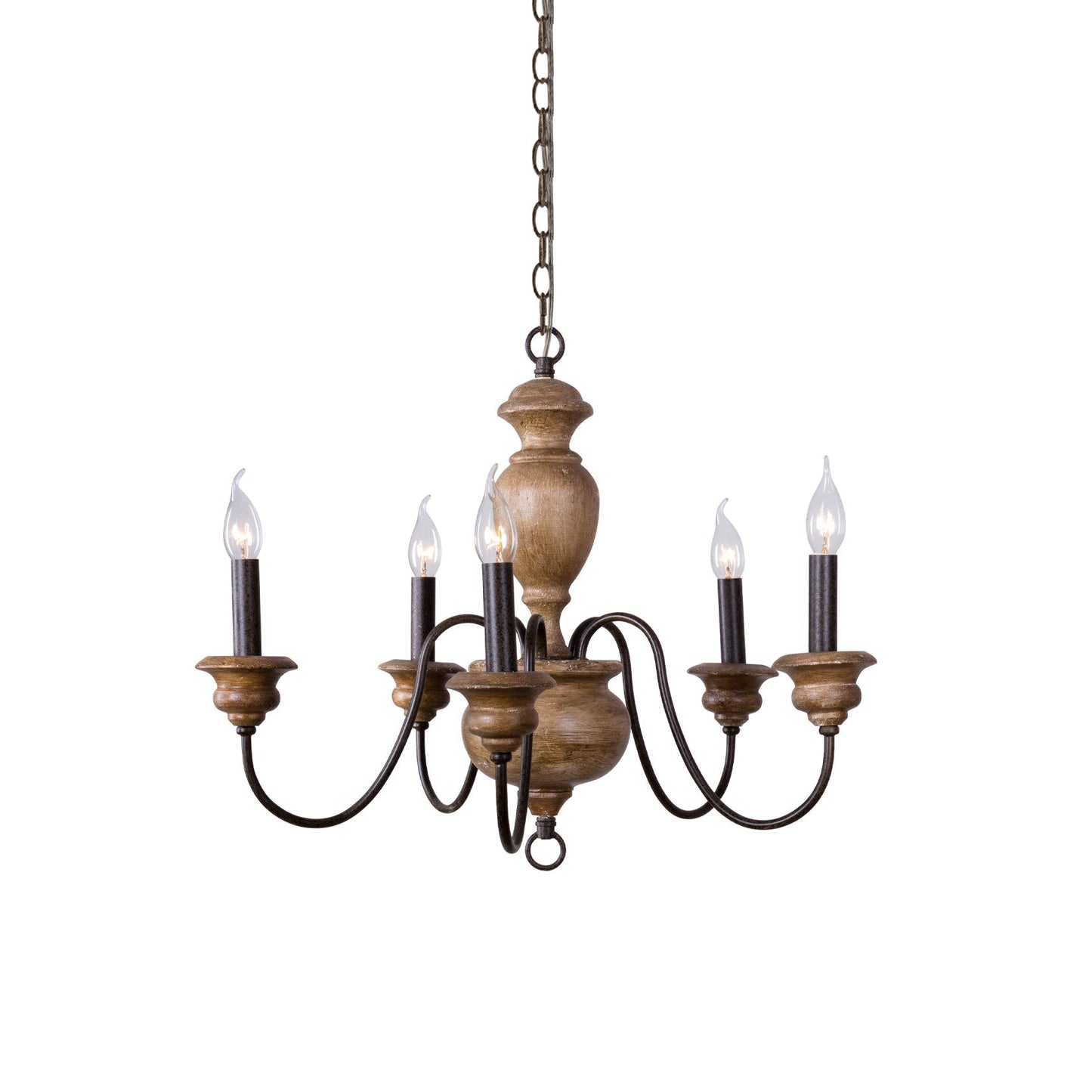 Vesance Wood Chandelier