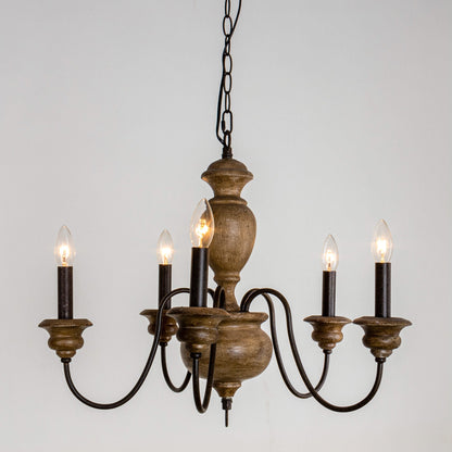 Vesance Wood Chandelier