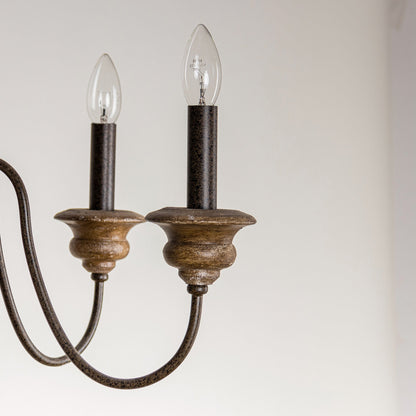 Vesance Wood Chandelier