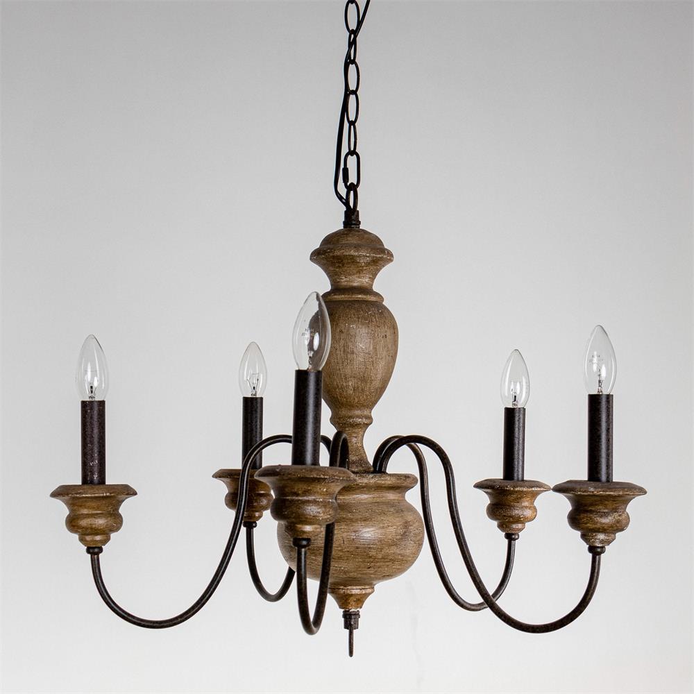 Vesance Wood Chandelier