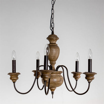 Vesance Wood Chandelier