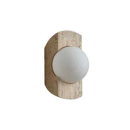 Belara Travertine Wall Lamp