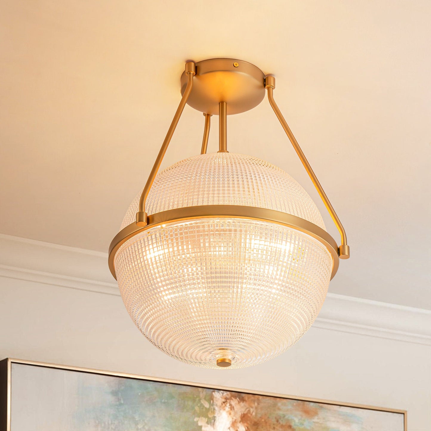 Melai Glass Ceiling Lamp