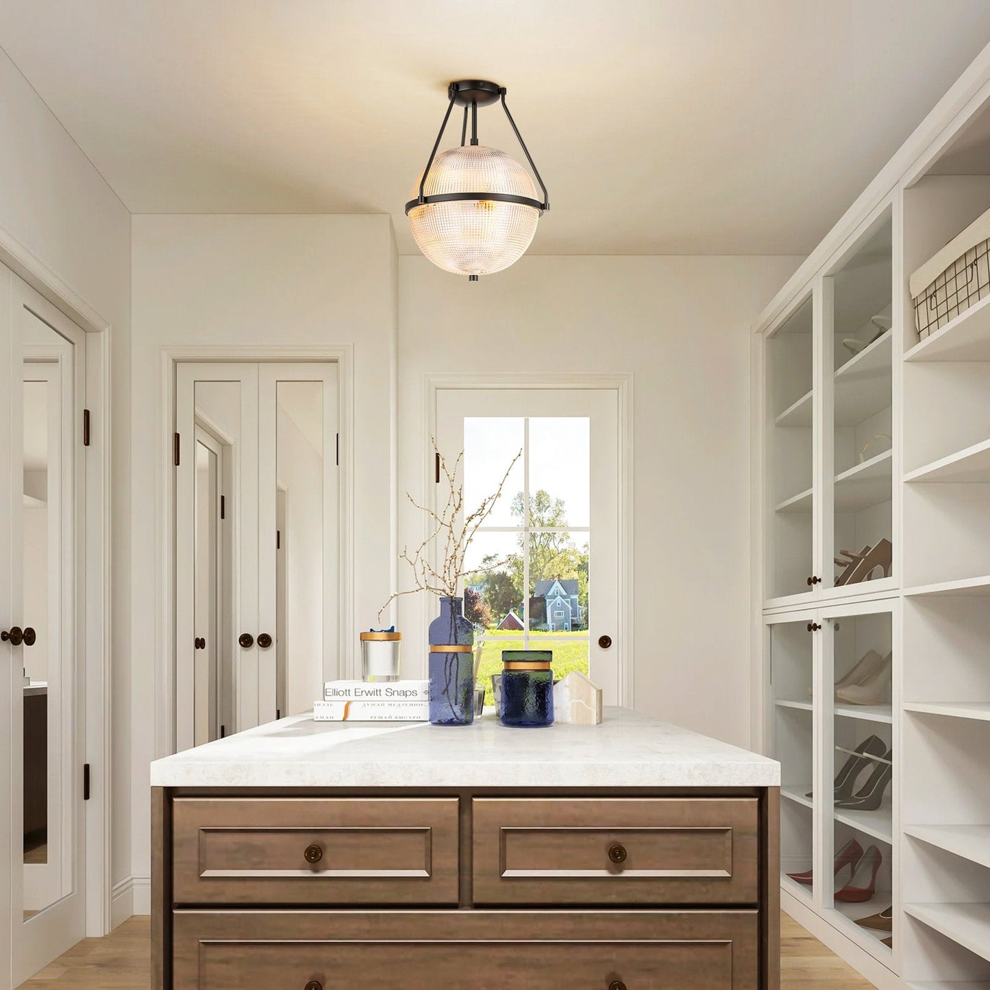 Melai Glass Ceiling Lamp