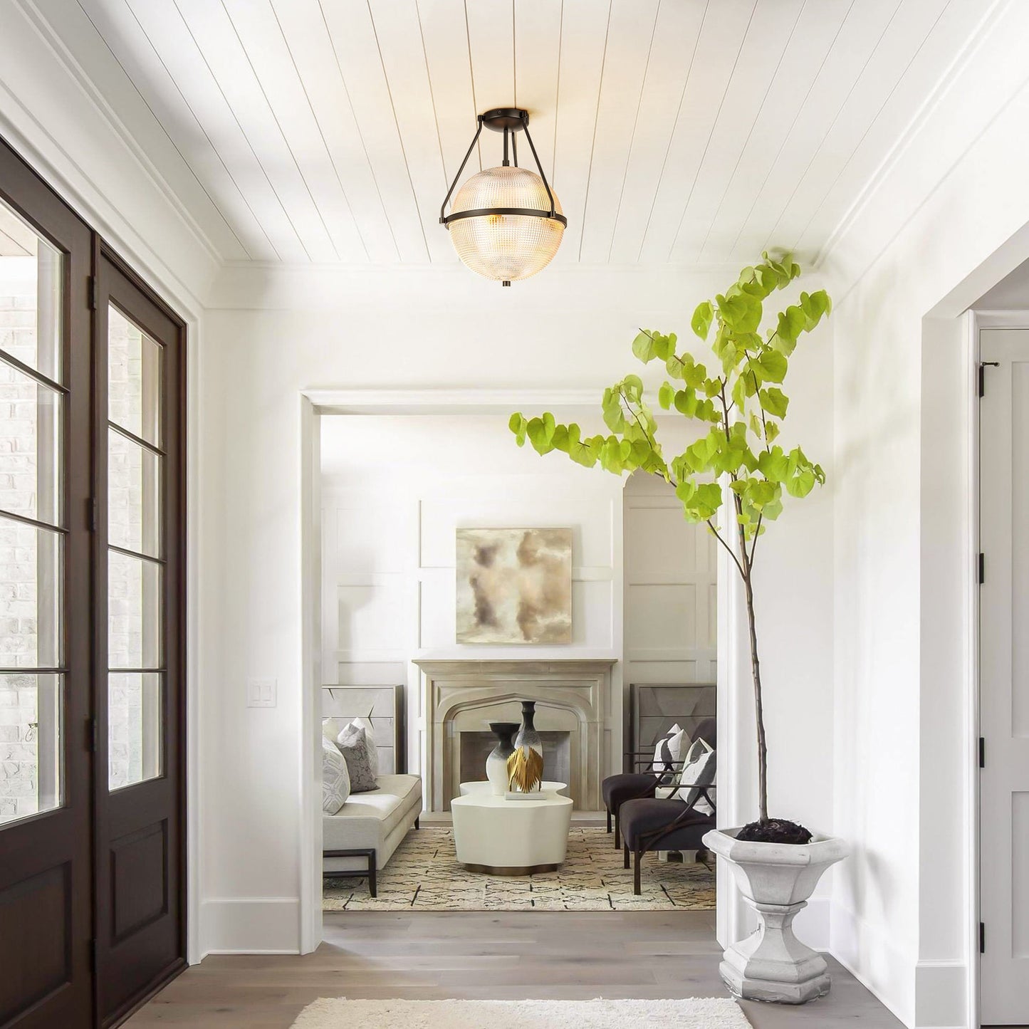 Melai Glass Ceiling Lamp