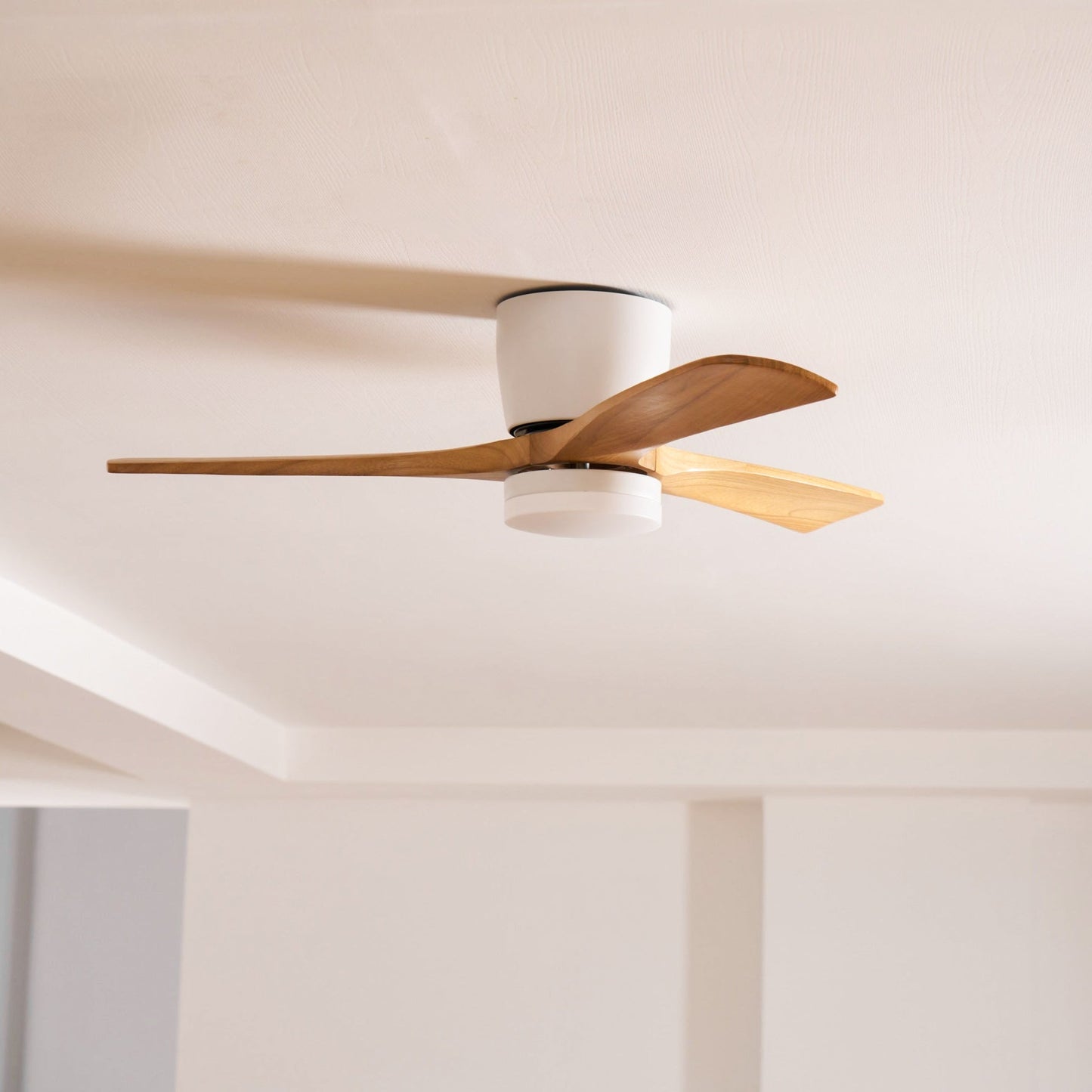 Nordic Wooden Ceiling Fan Light