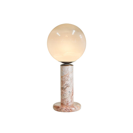 Marique Lilly Pink Marble Table Lamp